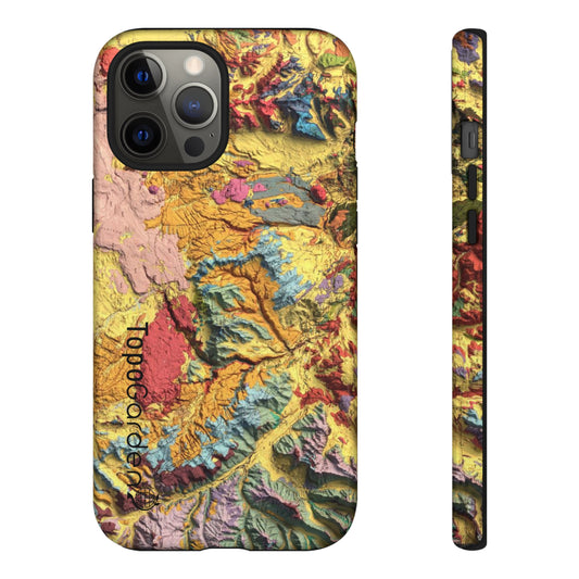 Yellowstone National Park | Geologic Map | Phone Case