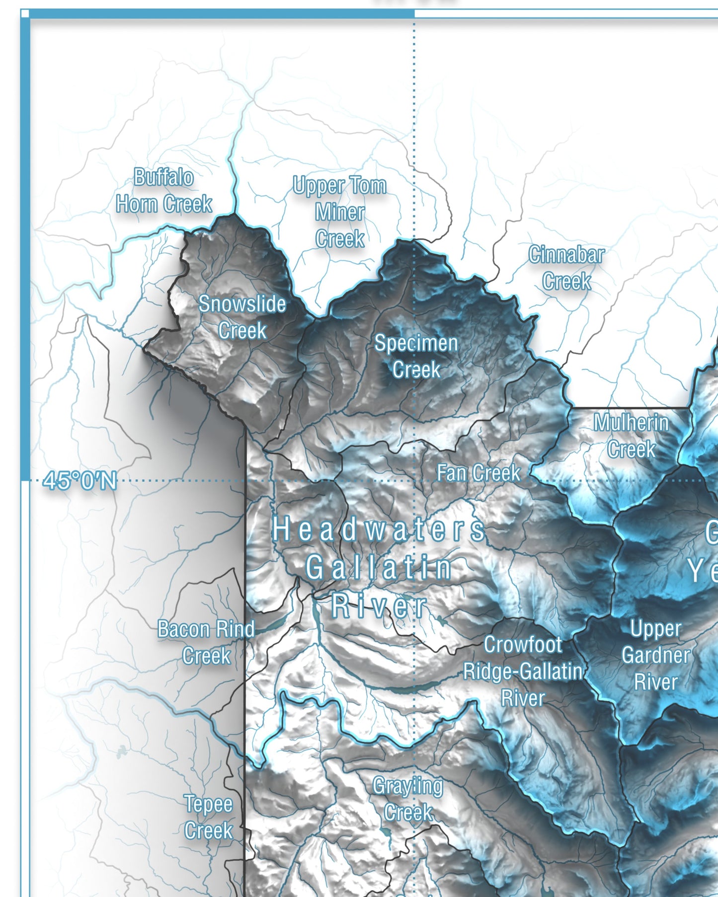 Yellowstone National Park | Hydrologic Map