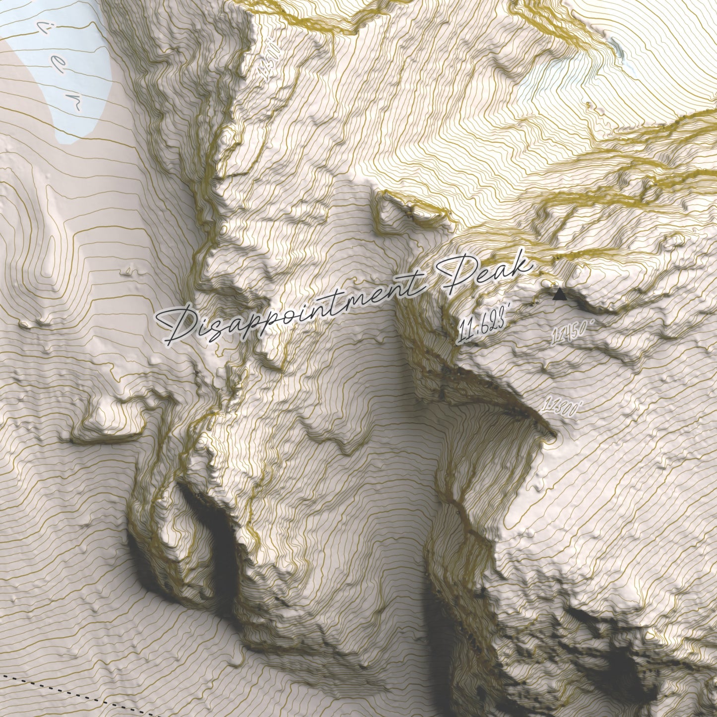 Grand Teton Alpine Climbing Map | Grand Teton National Park | Wyoming