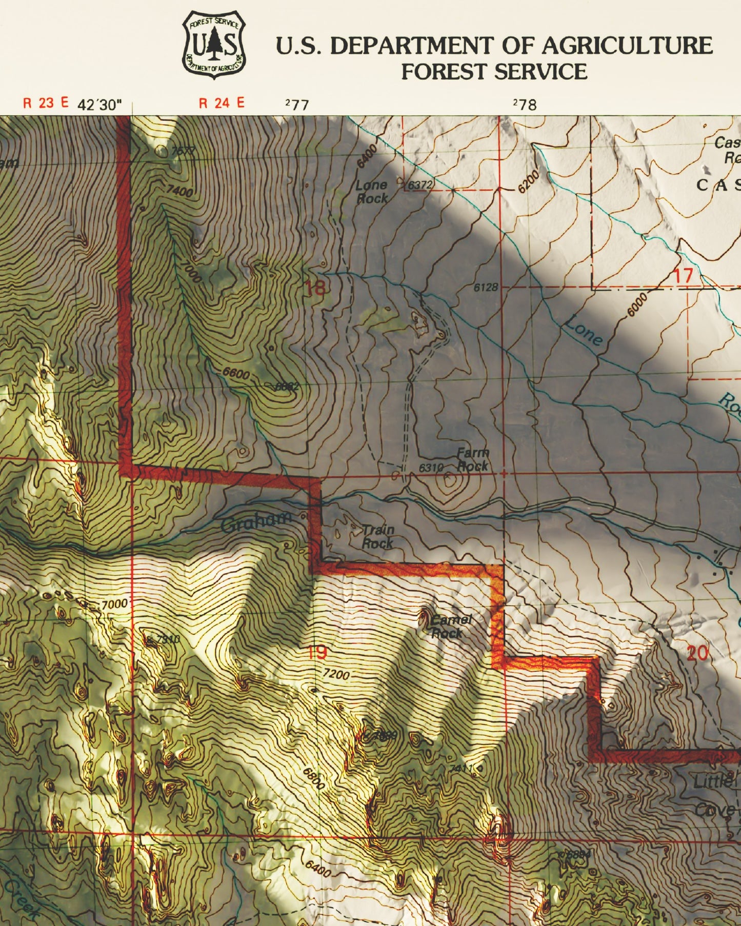 2001 City of Rocks National Reserve, ID | 7.5'x7.5' Historic USGS Map