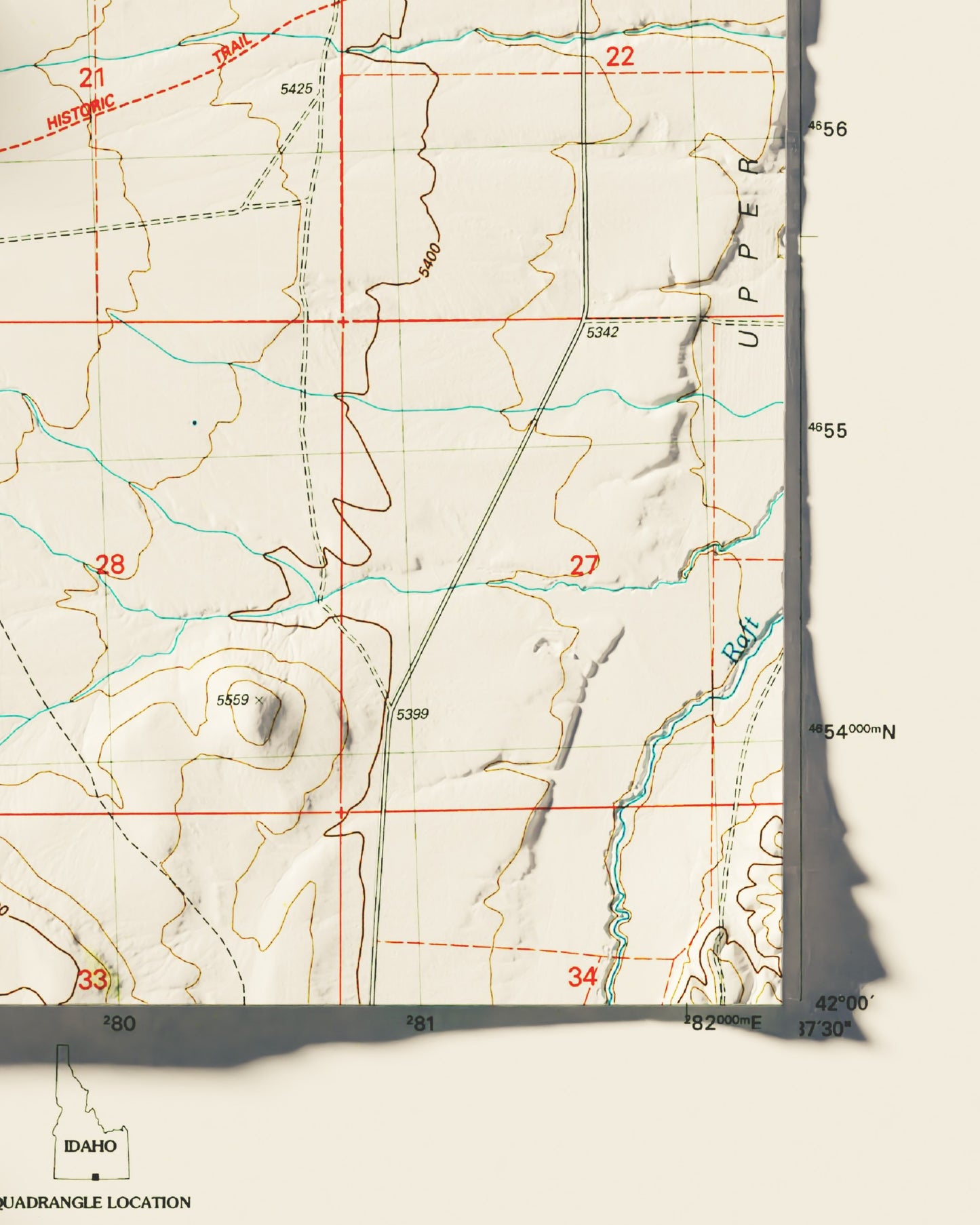 2001 City of Rocks National Reserve, ID | 7.5'x7.5' Historic USGS Map