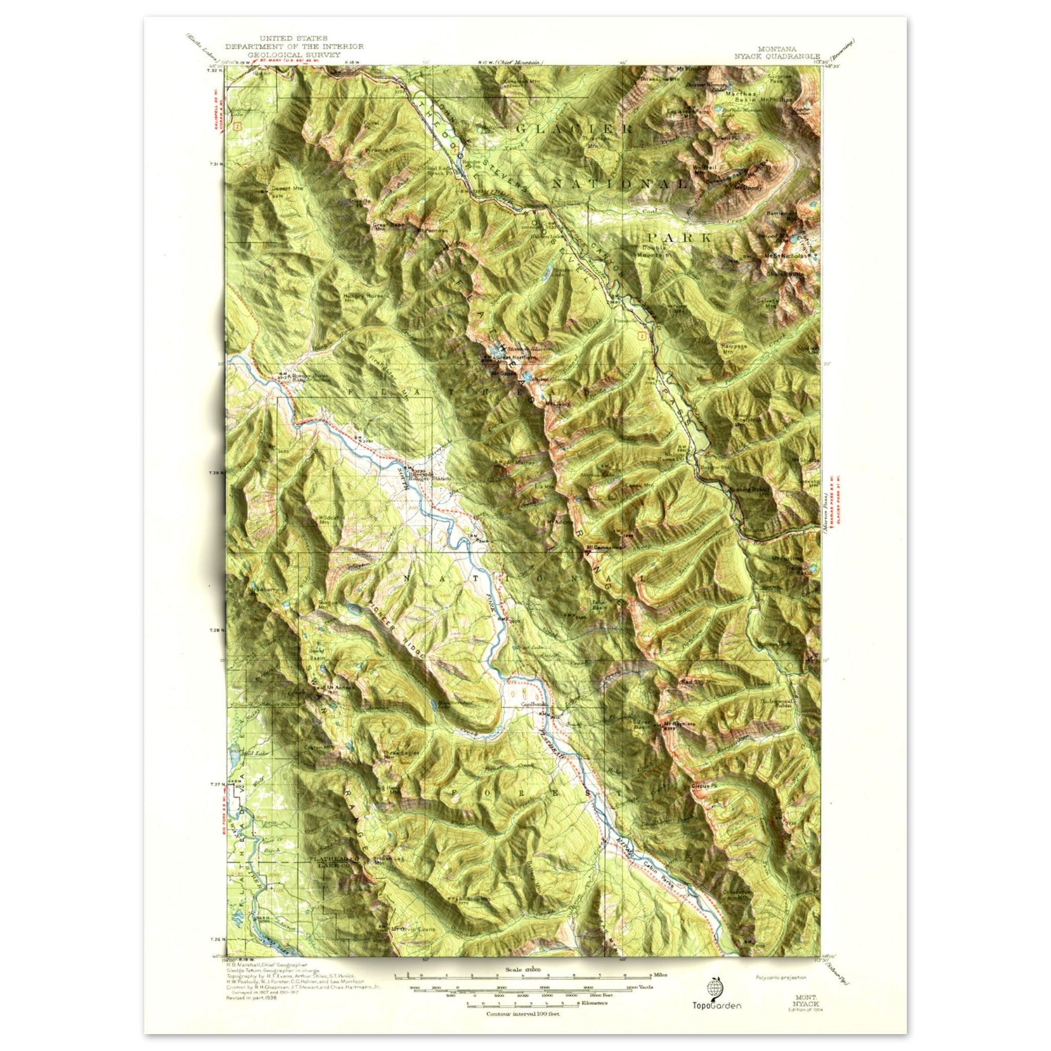 Historic USGS Relief Maps – TopoGarden