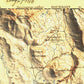 1896 Yellowstone National Park | Gallatin / NW Yellowstone | 30'x30' Shaded Historic USGS Map