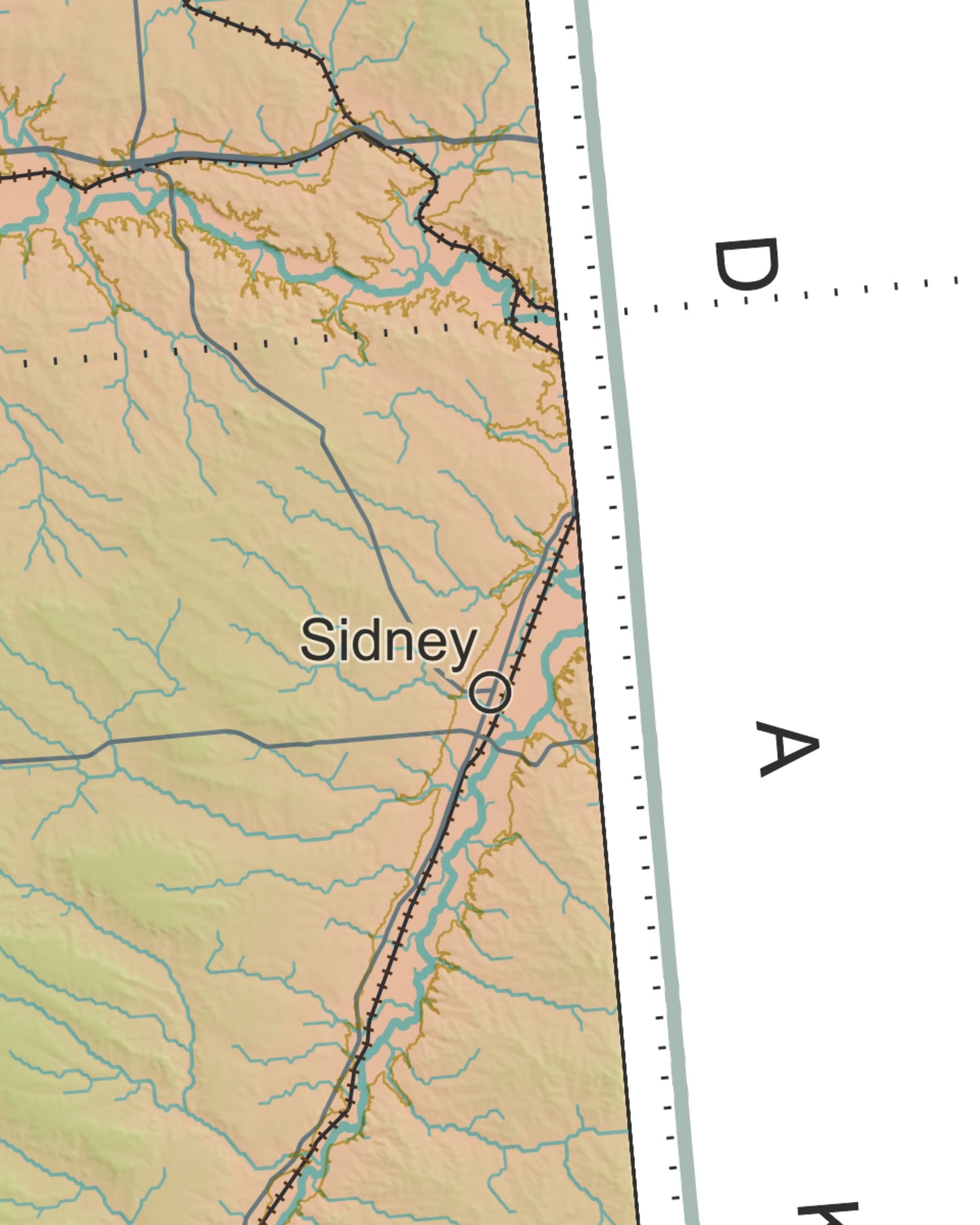 Montana Ranges and Rivers | Ultimate Topographic Map of Montana