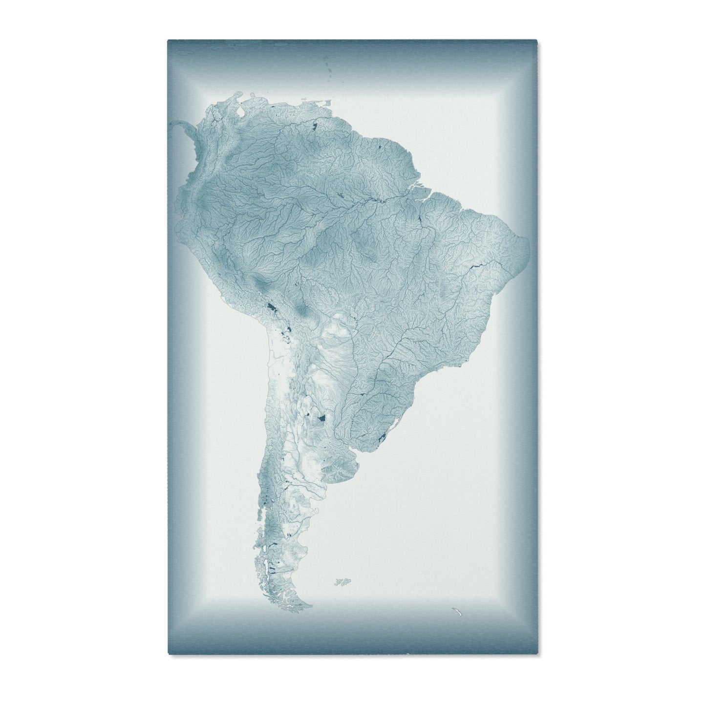 Hydrology of South America | Area Rugs