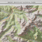 1961 Rocky Mountain National Park, Colorado | Historic USGS Topo Map | Shaded Relief