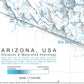 Arizona, USA | Hydrologic Map