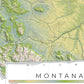 Montana Ranges and Rivers | Ultimate Topographic Map of Montana