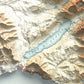 1901 - 1943 Glacier National Park, MT | 30' X 30' Shaded Historic USGS Composite Map