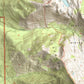 1994 Jewel Basin, MT | 7.5"x7.5" Shaded Historic USGS Map Composite