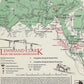 Lewis and Clarke in The Rocky Mountains | Historic Topographic Map