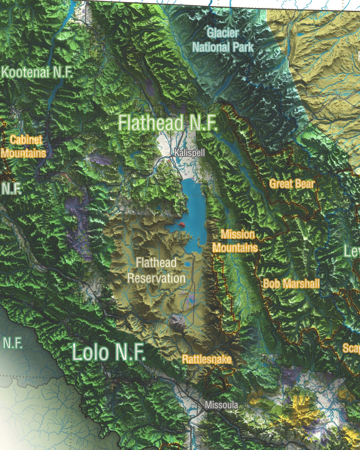 Montana, USA | Public Lands Map