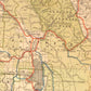 1926 Topographic Highway Map of Montana