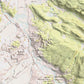 1959 Yellowstone National Park | Hayden Valley | 15'x15' Shaded Historic USGS Map