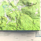 1958 Yellowstone National Park | Madison Junction | 15'x15' Shaded Historic USGS Map