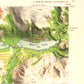 1959 Cooke City, MT | 15'x15' Shaded Historic USGS Map