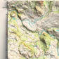 1959 Yellowstone National Park | Tower Junction | 15'x15' Shaded Historic USGS Map