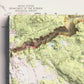 1959 Yellowstone National Park | Hayden Valley | 15'x15' Shaded Historic USGS Map