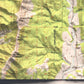 1951, Bridger Mountains and Sedan, MT | 15'x15' Shaded Historic USGS Map