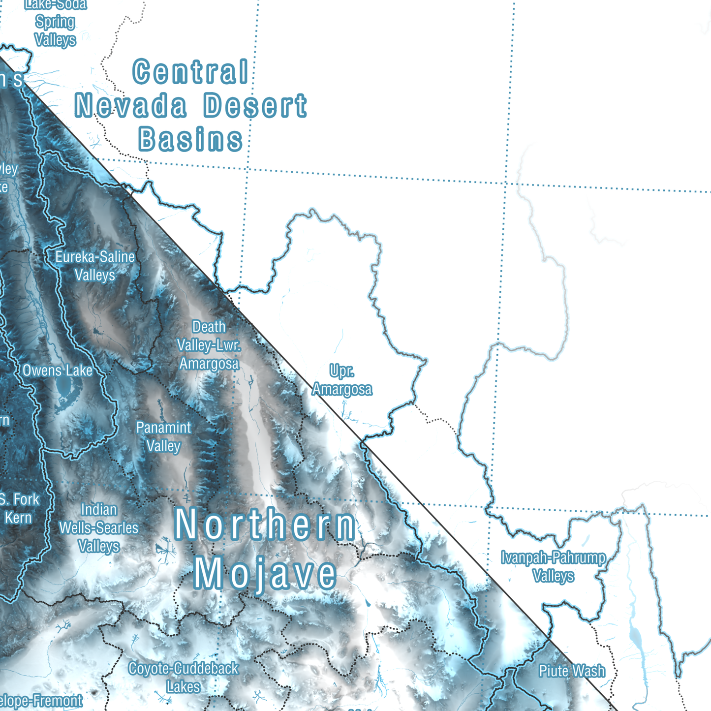 California, USA | Hydrologic Map