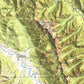 1914 Nyack | Jewel Basin, Flathead Alps & Glacier National Park, MT | 30'x30' Shaded Historic USGS Map