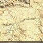 1896 Yellowstone National Park | Gallatin / NW Yellowstone | 30'x30' Shaded Historic USGS Map