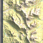 1983 Northern Yellowstone National Park | 30'x60' Shaded Historic USGS Map