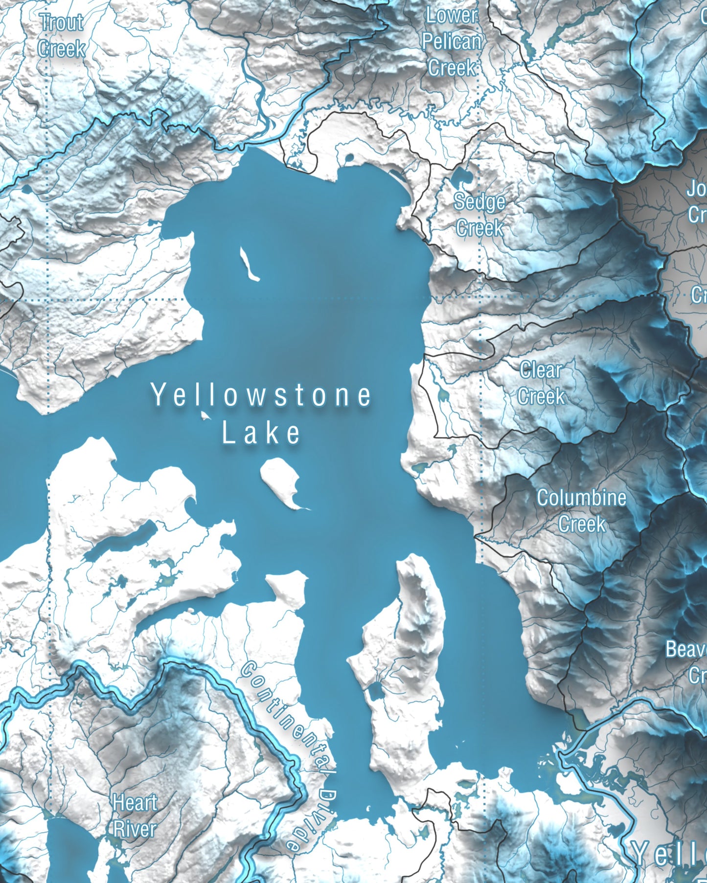 Yellowstone National Park | Hydrologic Map