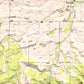 1951, Bridger Mountains and Sedan, MT | 15'x15' Shaded Historic USGS Map