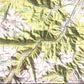 1989 Red Lodge & Beartooth Mountains, MT | 30'x60' Shaded Historic USGS Map