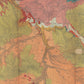 1878 Yellowstone Geologic Map | Enhanced and Remastered Geologic Map by Ferdinand V. Hayden