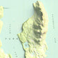 1959 Yellowstone National Park | Yellowstone Lake | 15'x15' Shaded Historic USGS Map