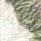 Bridger Mountains, MT | Shaded Topographic Map