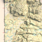 1982 Southern Yellowstone National Park | 30'x60' Shaded Historic USGS Map