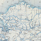 1931 Map of Alaska | Wisconsin Ice Age Glacial Extent and Flow