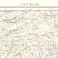 1960 Blackfeet Reservation & Cutbank, MT |  1x2 Degree Shaded Historic USGS Map