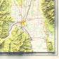 1957 Kalispell, MT |  1x2 Degree Shaded Historic USGS Map