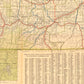 1926 Topographic Highway Map of Montana