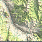 1992 Gardiner, MT | 30'x60' Shaded Historic USGS Map