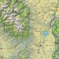 Southwest Montana | Topographic Recreation Map