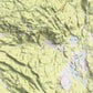 1959 Yellowstone National Park | Hayden Valley | 15'x15' Shaded Historic USGS Map