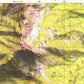 1987 Saddle Peak, MT | 7.5'x7.5' Shaded Historic USGS Map