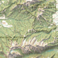 Crazy Mountains, MT | Shaded Topographic Map