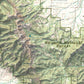 Bridger Mountains, MT | Shaded Topographic Map