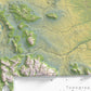 Montana Ranges and Rivers | Ultimate Topographic Map of Montana
