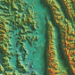 Colorful Hypsometric Maps of Montana | Hydrology, Roads, Contours and Shading