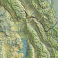 Montana Ranges and Rivers | Ultimate Topographic Map of Montana