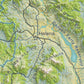 Montana Ranges and Rivers | Ultimate Topographic Map of Montana