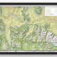 Southwest Montana | Topographic Recreation Map