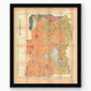 1878 Yellowstone Geologic Map | Enhanced and Remastered Geologic Map by Ferdinand V. Hayden